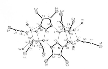 Erste Struktur eines lithierten Diazomethans
